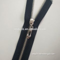 Free sample fashion silver metal zippers for garments boots